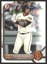 Ricardo Genoves #BP-60 2022 Bowman Prospects San Francisco Giants
