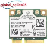 Intel Wireless-AC 7260 7260HMW 802.11AC Dual Band BT4.0 PCIe Half Mini Wifi Card