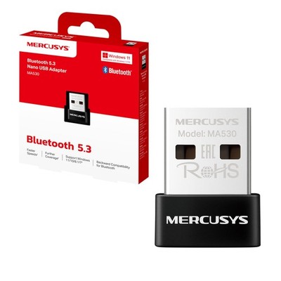 Bluetooth 5.3 Adapter Mercusys MA530 Nano USB Dongle für PC Laptop Win