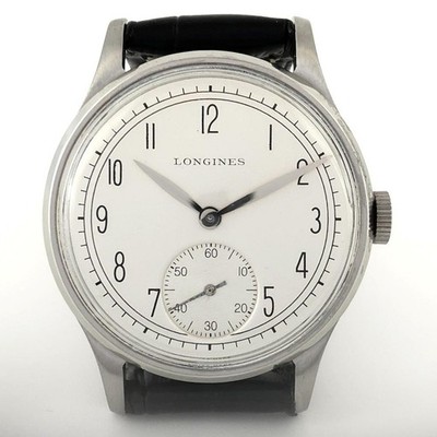 SWISS RARE LONGINES FROM CA 1920 MANUAL WIND WORKING WELL STEEL JUNIOR WATCH