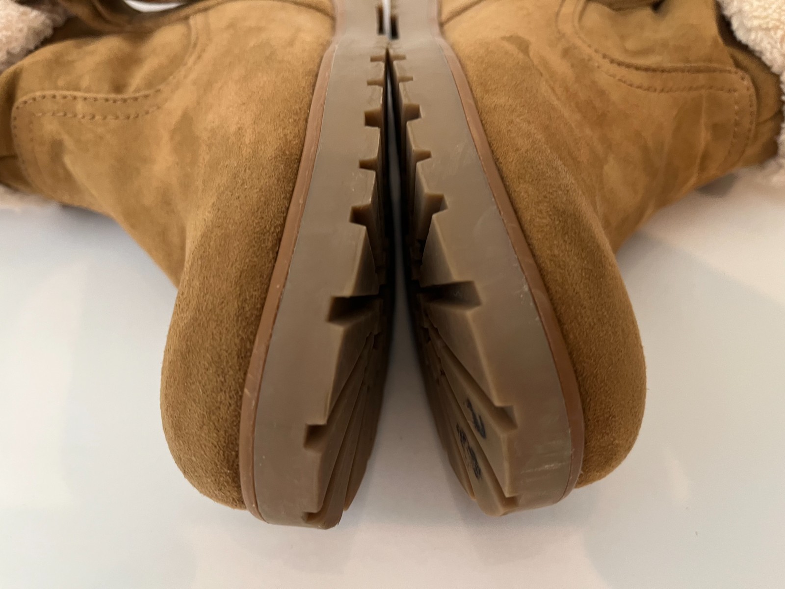 Tommy Hilfiger Soffia 2 Wedge Suede Leather Faux Fur Ankle Boots Women's Size 6M thumbnail 12