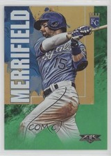 2019 Topps Fire Green 147/199 Whit Merrifield #105 4z8