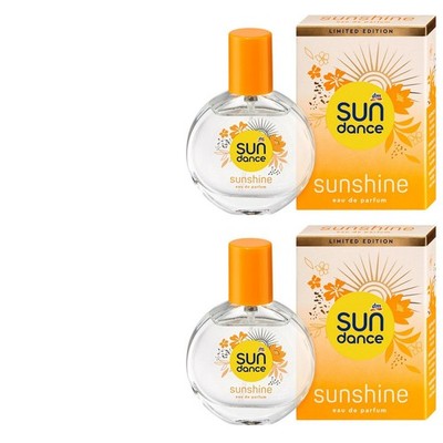 2x30ml SUNDANCE Sunshine Eau de Parfum | zart-cremige Duftnote | Limted Edition