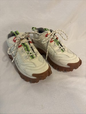 Caterpillar CAT Intruder chunky sole lightweight leather athletic shoe size 7W