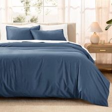 100 Organic Cotton Sateen Duvet Cover Set - 400 Thread Count - Smooth Sateen We