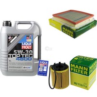 Inspektionskit Filter Liqui Moly ÖL 5L 5W-30 FüR Opel Astra H Caravan L35 1.3