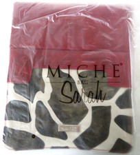 Miche Bag "Sarah" Shell Handbag Purse Cover Red with Giraffe Design