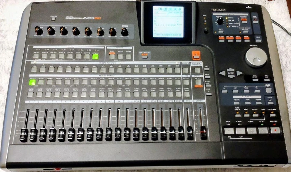 TASCAM 2488neo DIGITAL PORTASTUDIO 24-Track Digital MTR TEAC AC100V 50/60Hz 41W - Bild 2 von 4