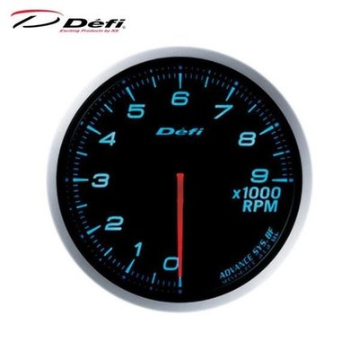 DEFI ADVANCE BF TACHOMETER 60MM 0-9000RPM BLUE DF10706 NEW