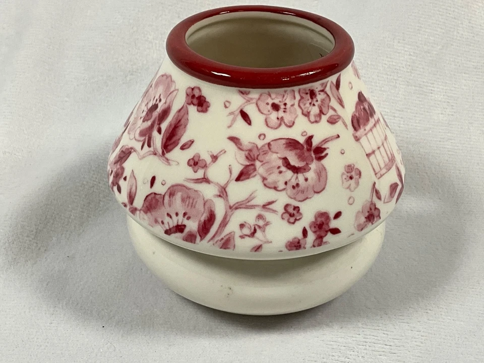 Yankee Candle Tealight Sombra Y Soporte Votivo Juego de 2 Piezas Cesta de Manzanas Floral Foto 3 de 4