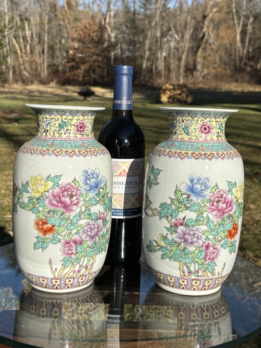 陶瓷粉红色1900-1940 中国古董花瓶| eBay