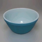 Pyrex Blue 5.5" Turquoise Nesting Mixing Bowl 401 VTG Ovenware 1.5 Pint DWD