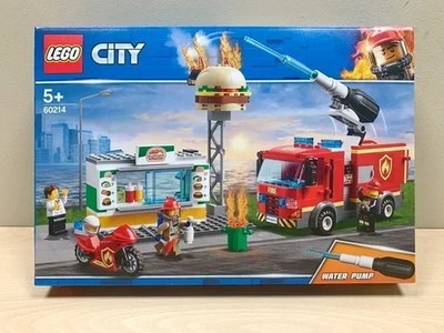 LEGO CITY RESCATE DEL INCENDIO EN LA HAMBURGUESERÍA 60214 NUEVO CAJA SELLADA