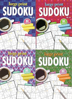 Large Print Sudoku Puzzle - Ea - GOOD