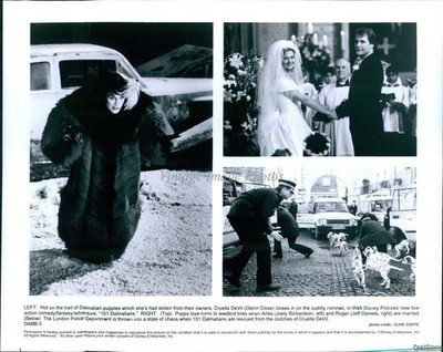 1996 Glenn Close Joely Richardson Jeff Daniels 101 Dalmations Movie Photo 8x10