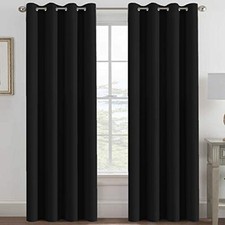 100 Blackout Curtains for Patio Sliding Door, Thermal Insulated Full Blackout