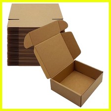 Shipping Boxes 6x5x2 inch 50 Pack,Brown Corrugated Mailers for E-Commerce S...