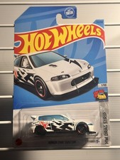 Hot Wheels Honda Civic Custom Whitr HW Drag Strip 7/10 2023 K Case 172/250