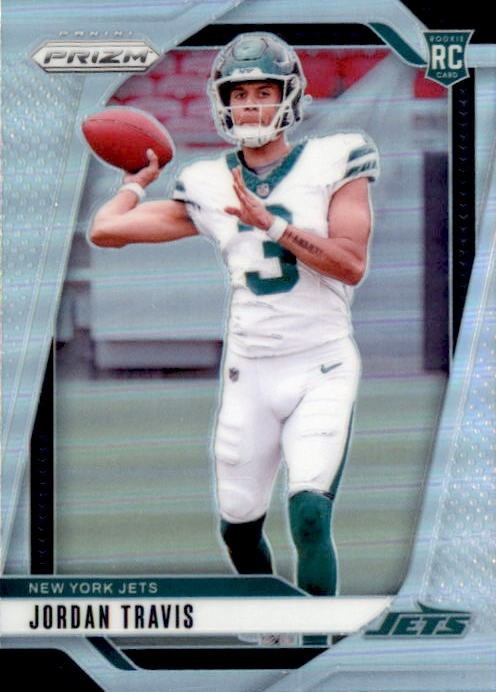 2024 Panini Prizm Football Jordan Travis RC Silver Prizm #359 Jets