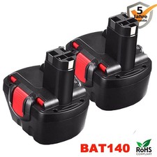 2x 14,4V 4.8Ah Pour Bosch BAT140 2607335263 GSB GSR PSR 14.4 VE-2 VE BAT038