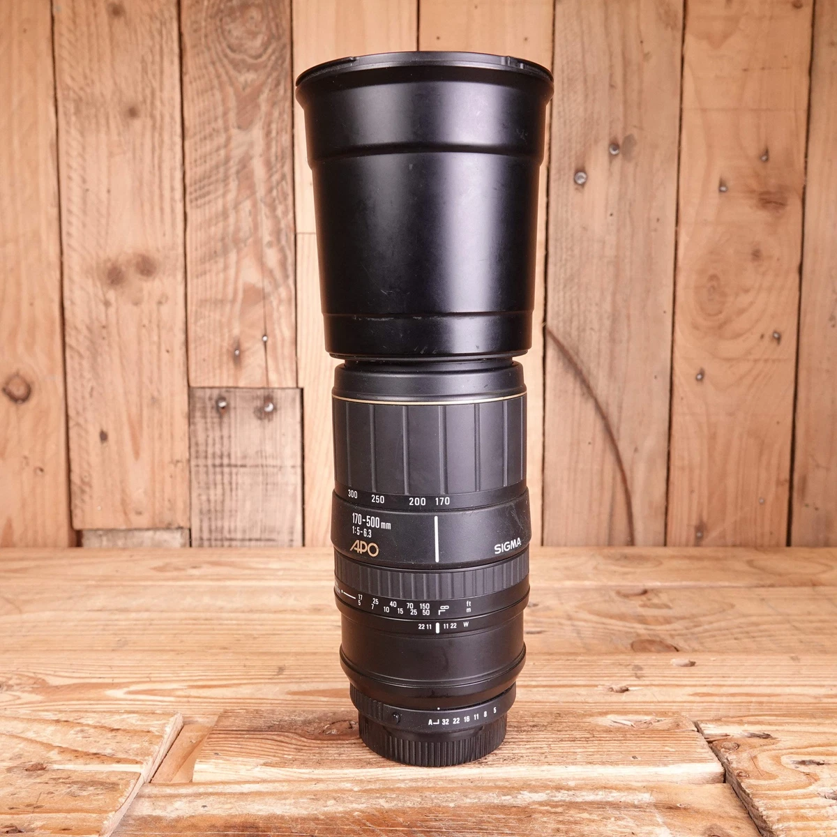 Sigma 170-500 APO キヤノンEF ＋社外品マウントアダプター 【公式通販】