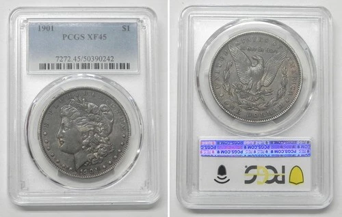 1901 Morgan Dollar, PCGS XF45  #0242