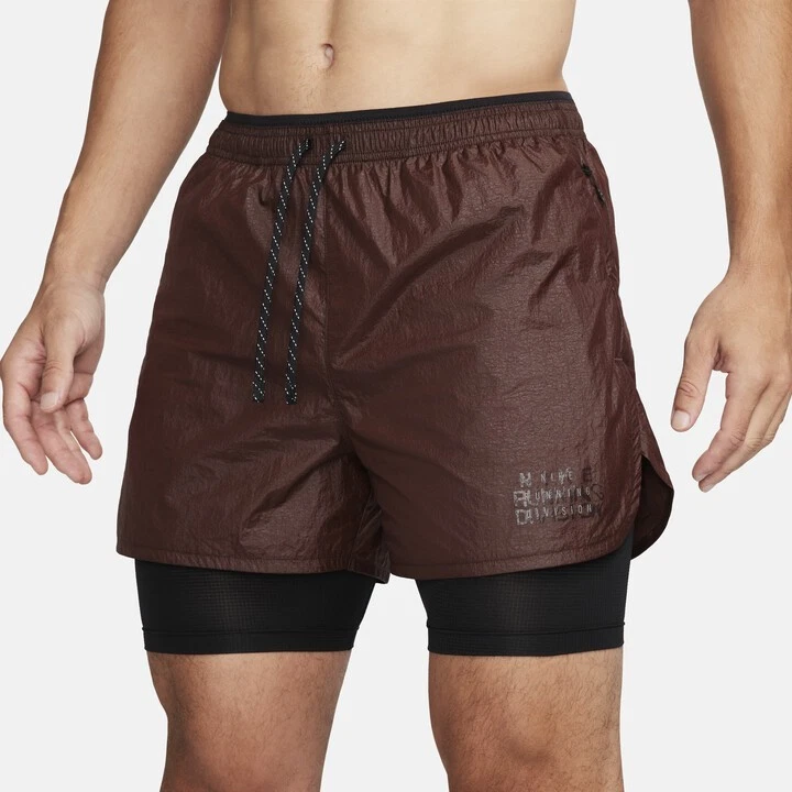 Nike $70 Men's 7" Running Division Repel 2-in-1 Running Shorts FB8544-227 Large