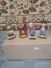 Occupied Japan, set of 4, porcelain bisque figurines