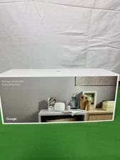 Google Nest WiFi 2200 Mbps Mesh Router and Two Points - Snow (GA00823)