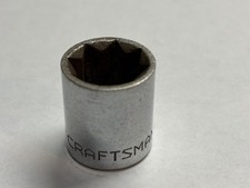 Vintage Craftsman 12 Double Square Socket 8pt 38 Drive V Usa