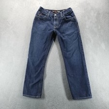 Ariat Jeans Mens 30x30 Blue M4 Relaxed Bootcut FR Dark Wash Construction