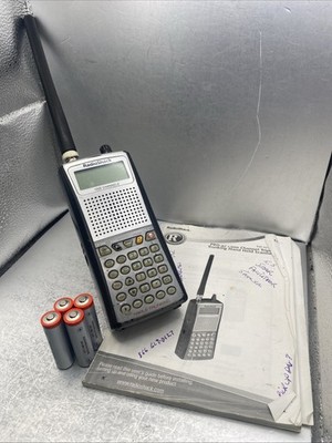 RadioShack Pro-97 1000 Ch Triple Trunking Scanner Tested W/ Batteries