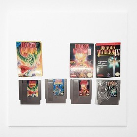 Dragon Warrior 1 2 3 4 Nintendo NES I ll III IV  Complete Lot Bundle