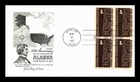 DR JIM STAMPS US COVER ALASKA PURCHASE AIR MAIL FDC SCOTT C70 BLOCK OF 4