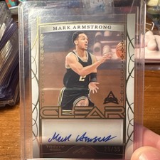 Leaf 2022-23 Trinity Clear Auto Gold Mark Armstrong Rookie #CA-MA1 /35