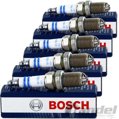 5x BOSCH ZÜNDKERZEN passend für AUDI COUPE B3 80 B4 90 B3 100 C4