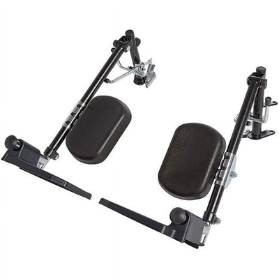 Circle Specialty Elevating Swing-Away Leg Rests Small Plastic Footplates Padded