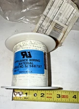 Alpha Wire 3050 24 awg Tinned Copper Hook Up Wire UL-1007/1569 White /100ft