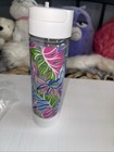 Lilly Pulitzer 24 Oz Water Bottle Blue Grotto Beleaf In Yourself New In Box — photo 3