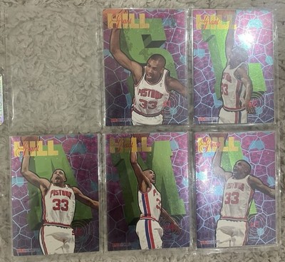 NBA Hoops Slam! Grant Hill Detroit Pistons Komplett-Set S1-S5 1994-95