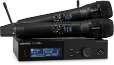 Shure SLXD24D N8C-G57 Handheld Microphone System, Dual, With N8CB Transmitter