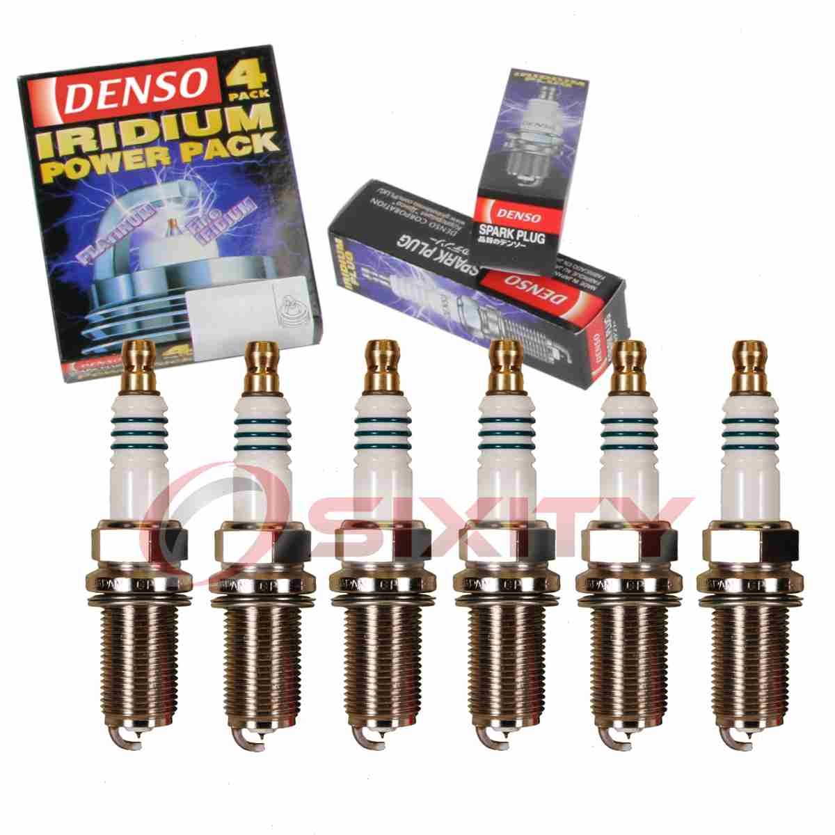 6 pc Denso Iridium Power Spark Plugs for 2004 Subaru Outback 3.0L H6 qe
