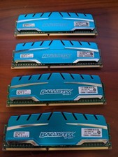 Crucial Ballistix 32GB (4X8GB) DDR3 1866MHz PC3-15000 RAM BLS8G3D18ADS3.16FER