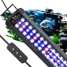 Aquarium LED Light 12_18 Inch Fish Tanks Colorful Brilliant Spectrum Adjustable
