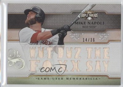 2014 Topps Triple Threads Relics 14/36 Mike Napoli #TTR-MN3 1j0