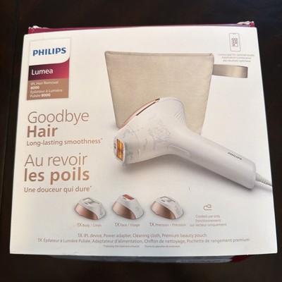 Philips Lumea 8000 Series IPL Hair Removal Device Permanent Open Box