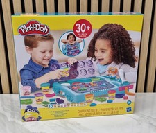 Play-Doh Kreativbox für unterwegs Koffer Set Hasbro F3638 10 Dosen Knete NEU OVP