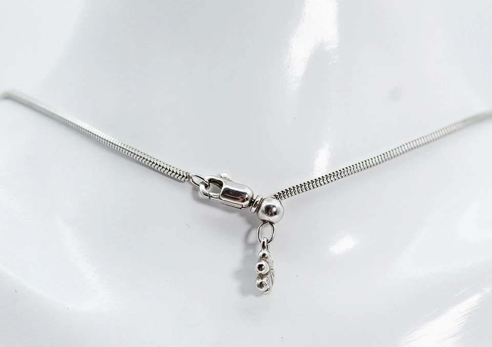 Collar Colgante MARAHLAGO DANTE Plata de Ley Turquesa Blanco Zafiro Foto 4 de 4