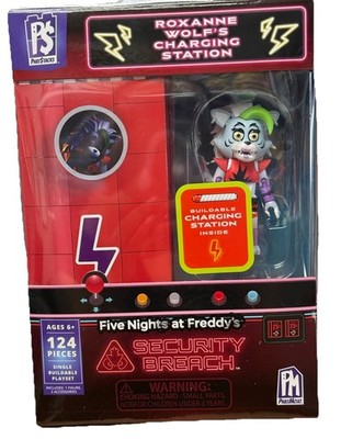 Five Nights At Freddy s Roxanne Wolf Charging Station Buildable Playset FNAF NEW