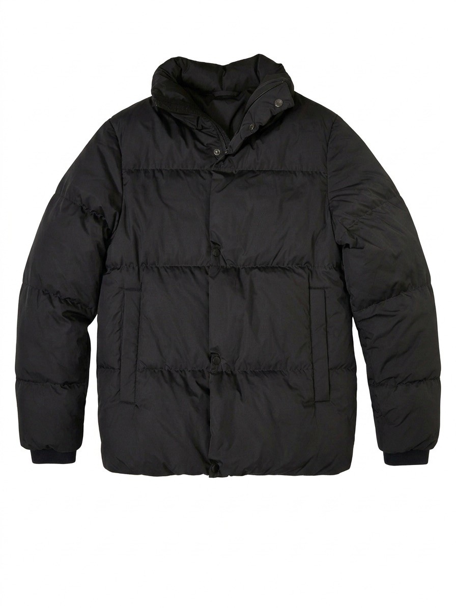COS Down Filled Puffer jacket Black Mens Size small S